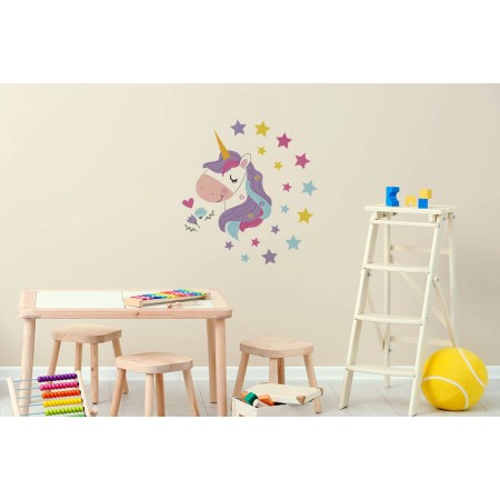 Mágikus Egyszarvú - Falmatrica