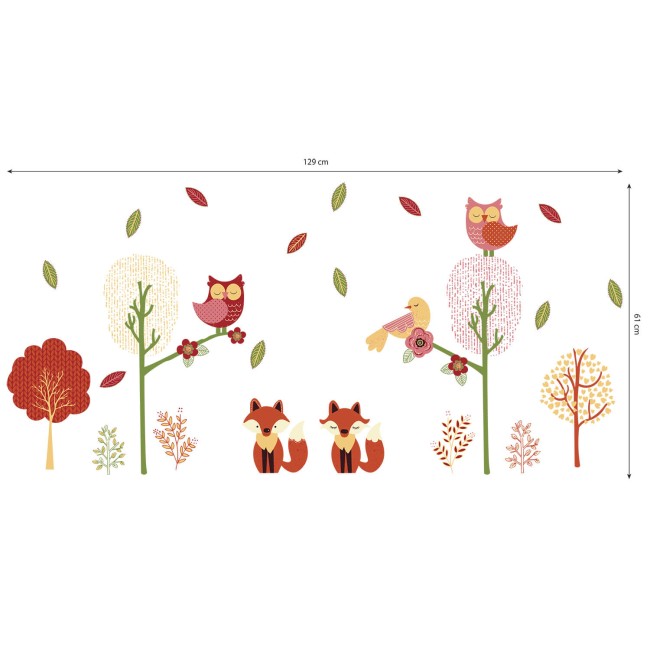 Rókák az erdőben - Falmatrica