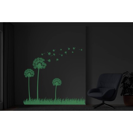 Pitypangok - Foszforeszkáló falmatrica