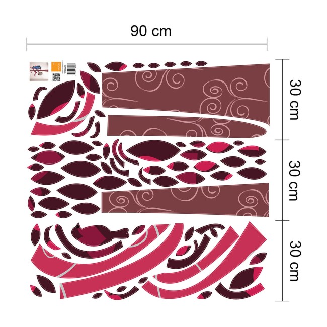 Fogas falmatrica - Színes fa