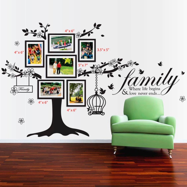 Családi fotófa - Falmatrica