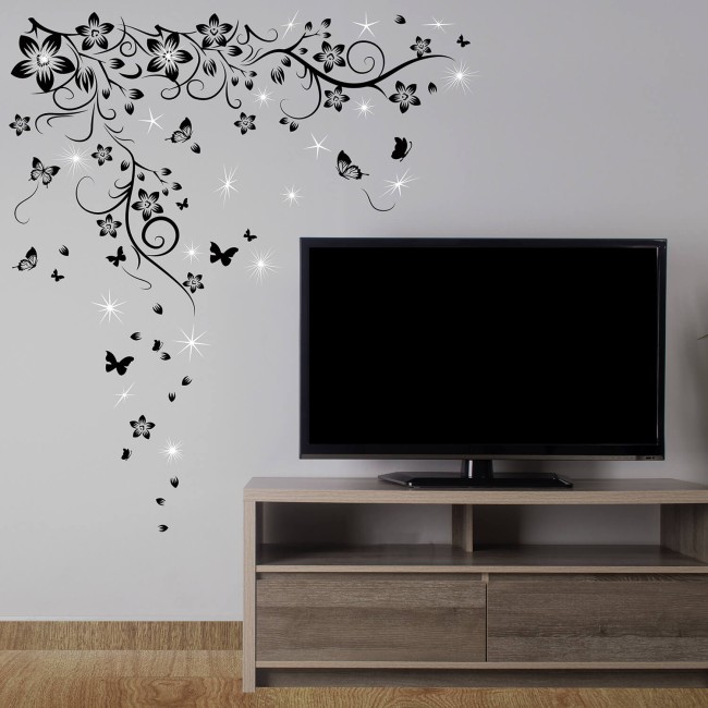 Indák és pillangók Swarovski kristályokkal - Falmatrica