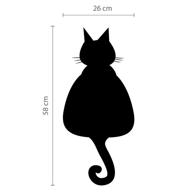 Krétával írható matrica - Macska