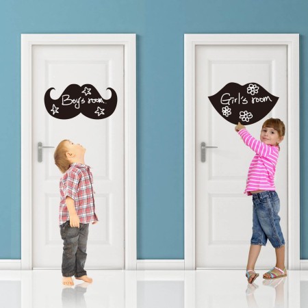 Krétával írható matrica - Ajak és bajusz