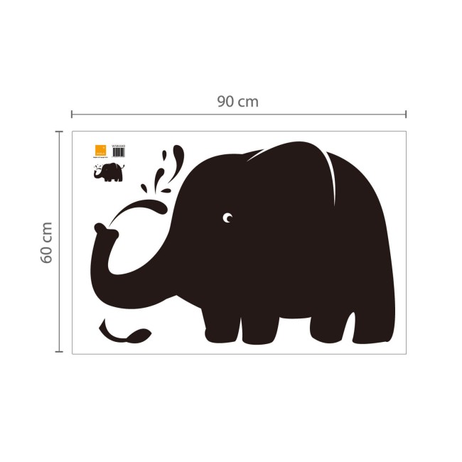 Krétával írható matrica - Elefánt