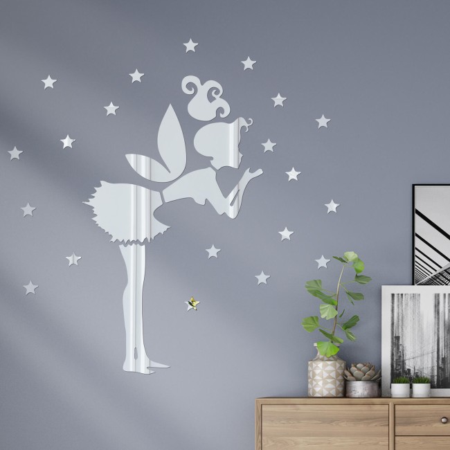 Tünde lány - Tükör matrica