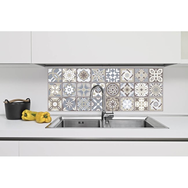 Csempe matrica - Limestone Spanish - 24 drb - 10x10 cm