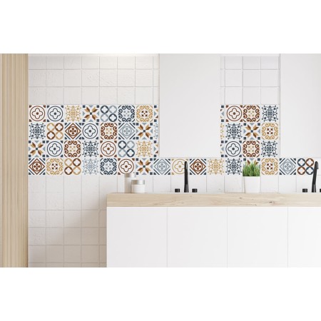 Csempe matrica - Azulejo - 24 drb - 10x10 cm