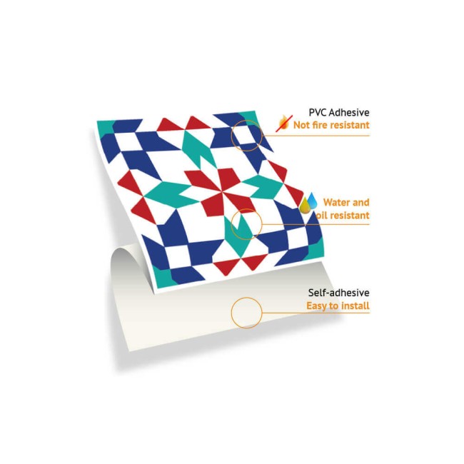 Csempe matrica - Marrakech- 24 drb - 15x15 cm