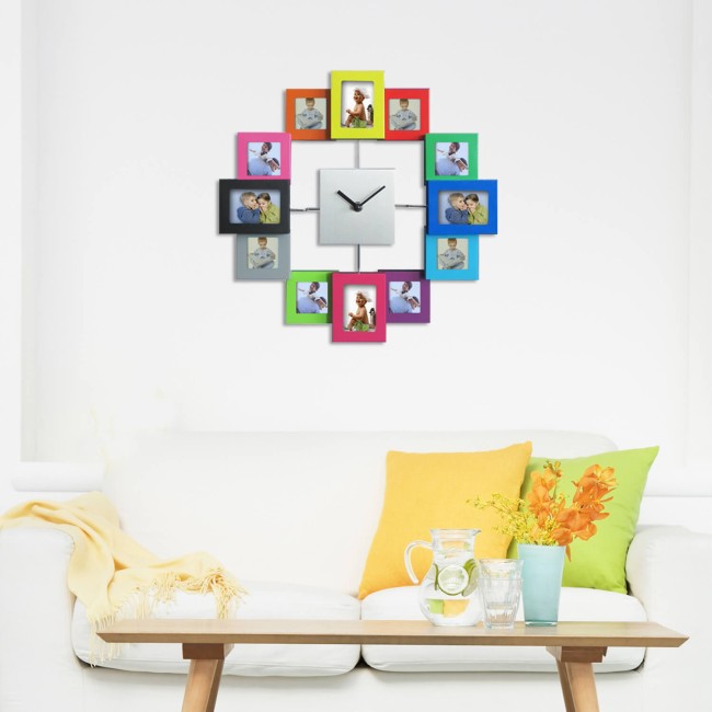 Óra színes képkeretekkel - Walplus Tm - PVC