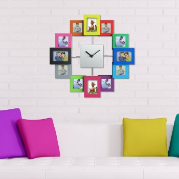 Óra színes képkeretekkel - Walplus Tm - PVC