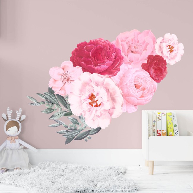 Rózsaszínú bazsarózsa - Falmatrica