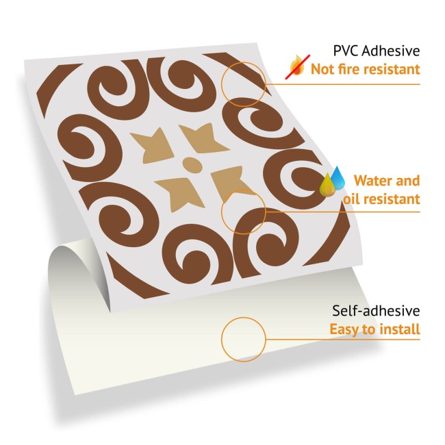 Csempe matrica - Vitorchiano Mediterranean - 48 drb - 15x15 cm