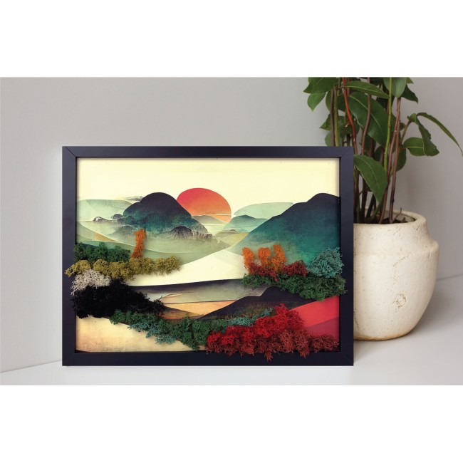 Zuzmókép - Absztrakt napfelkelte